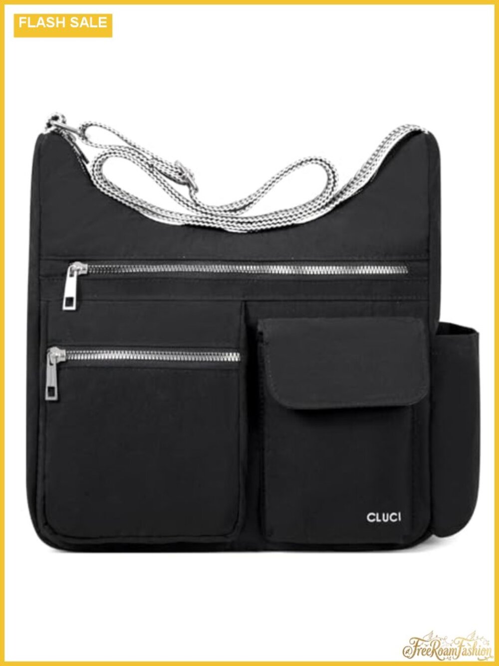 Anti Theft Crossbody Bag Water Resistant Travel Handbag with Multiple Pockets